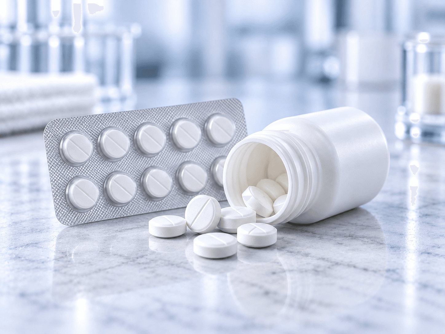 Tablet pharmaceutical products and packaging